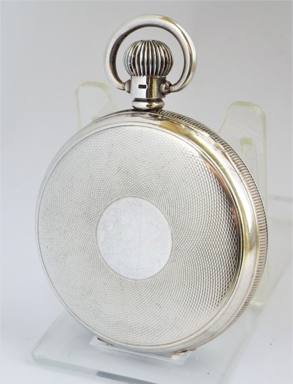 A 1920s Swiss silver pocket watch. View II