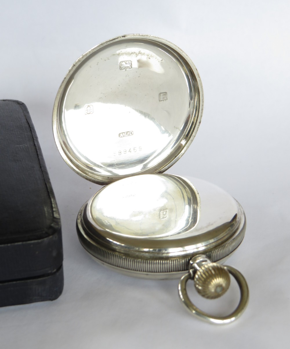Silver Waltham pocket watch, 1930 View IV