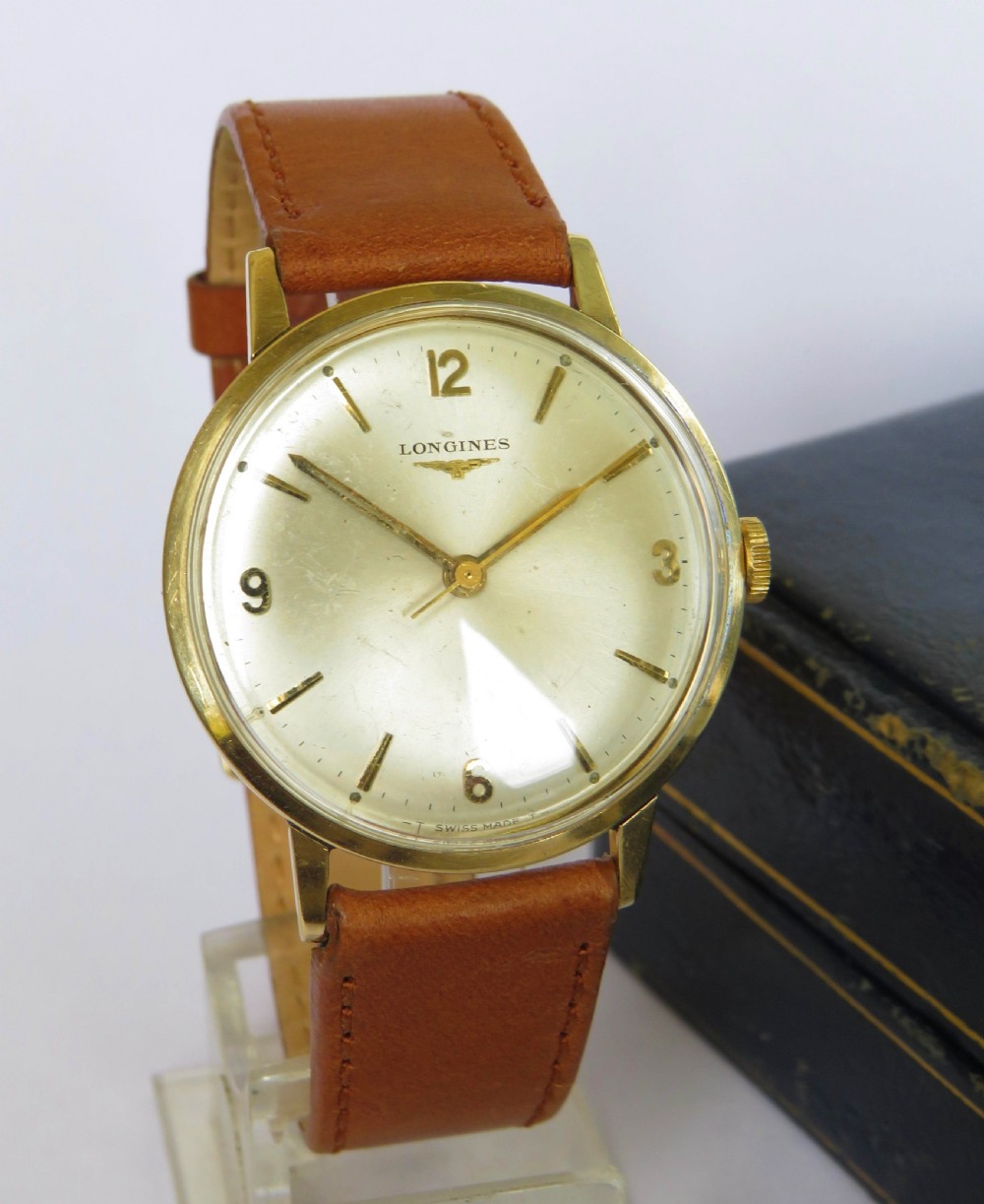 Gents 9ct gold Longines wrist watch, 1967 View II