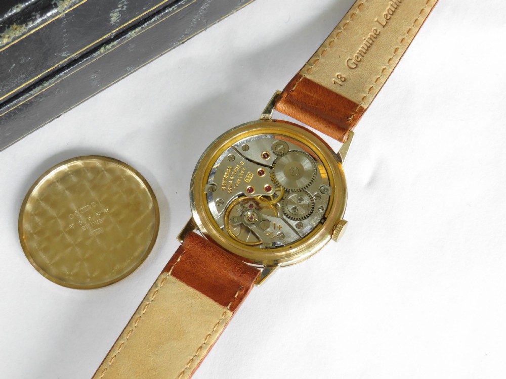 Gents 9ct gold Longines wrist watch, 1967 View III