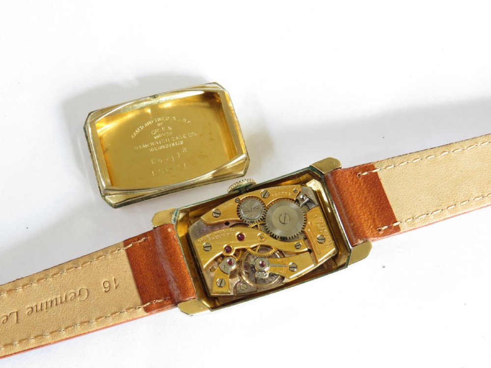 Gents Gruen Precsion Quadron wrist watch, 1936 View III