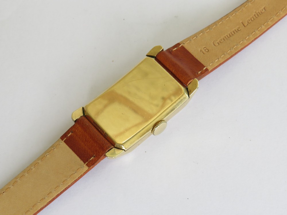 Gents Gruen Precsion Quadron wrist watch, 1936 View V