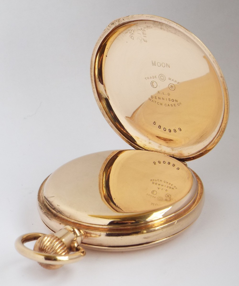 A 1920s Swiss full hunter pocket watch. View III