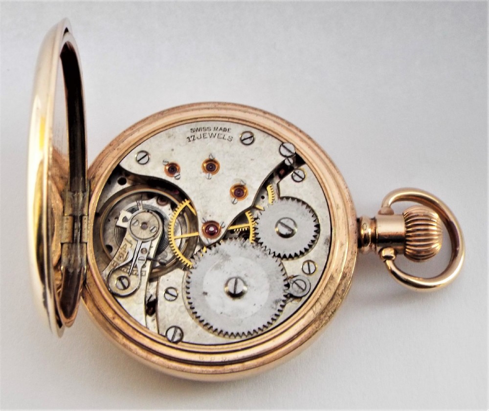 A 1920s Swiss full hunter pocket watch. View VI