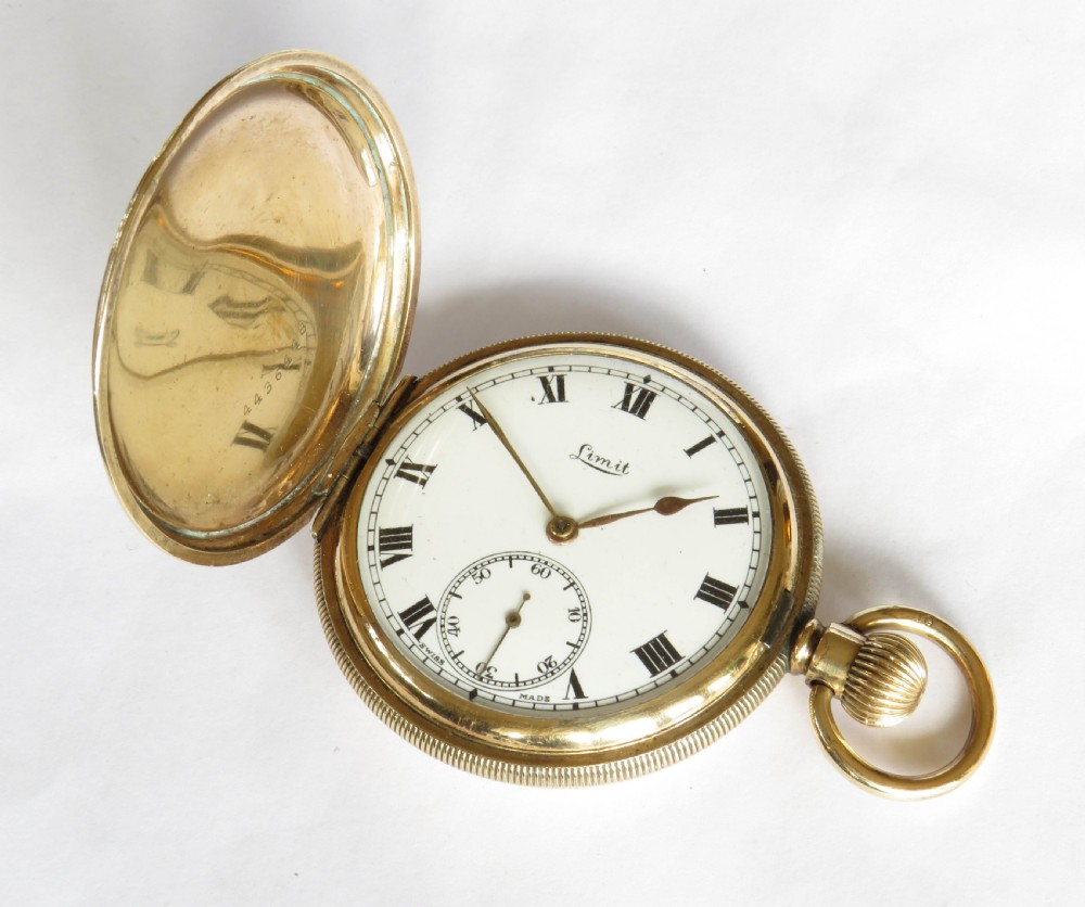 Antique Limit full hunter pocket watch View II