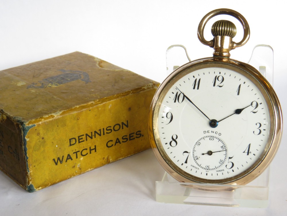 Antique Denco pocket watch by Dennison