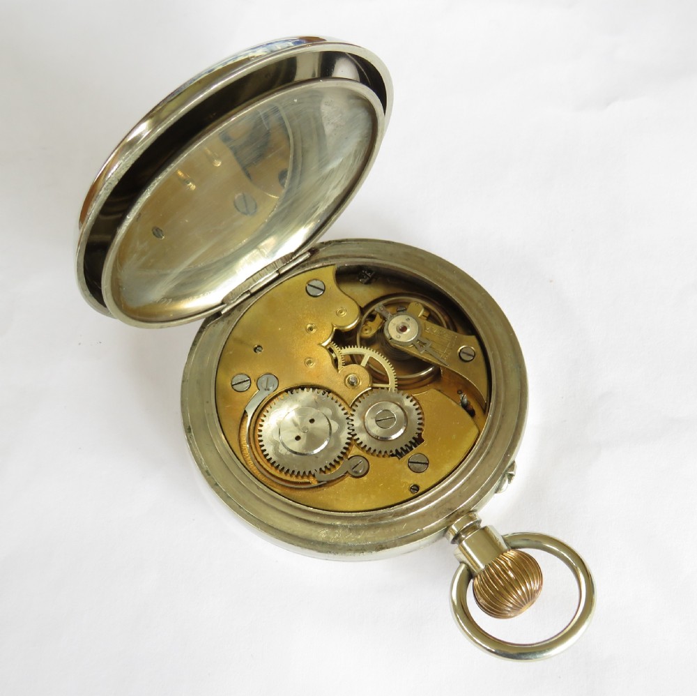 Antique goliath pocket watch by Japy Freres View III