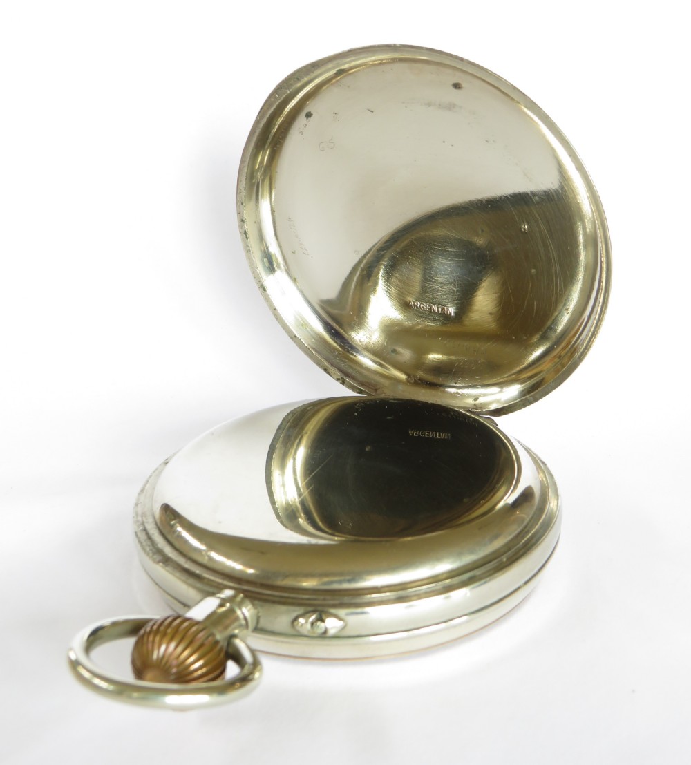 Antique goliath pocket watch by Japy Freres View IV