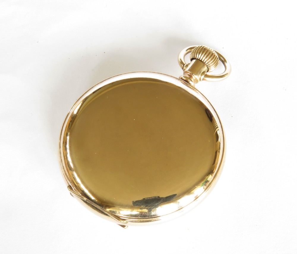 Antique Elgin full hunter pocket watch, 1921 View V