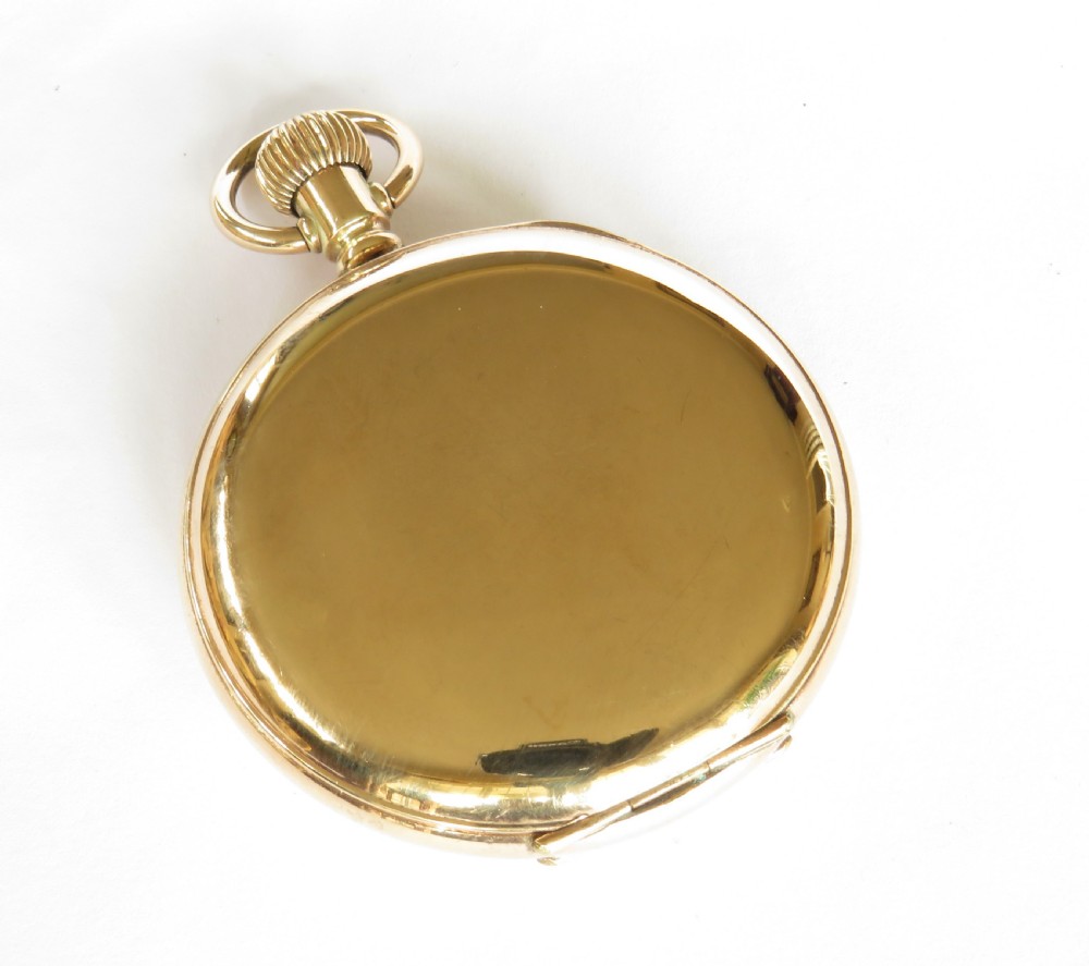 Antique Elgin full hunter pocket watch, 1921 View VI