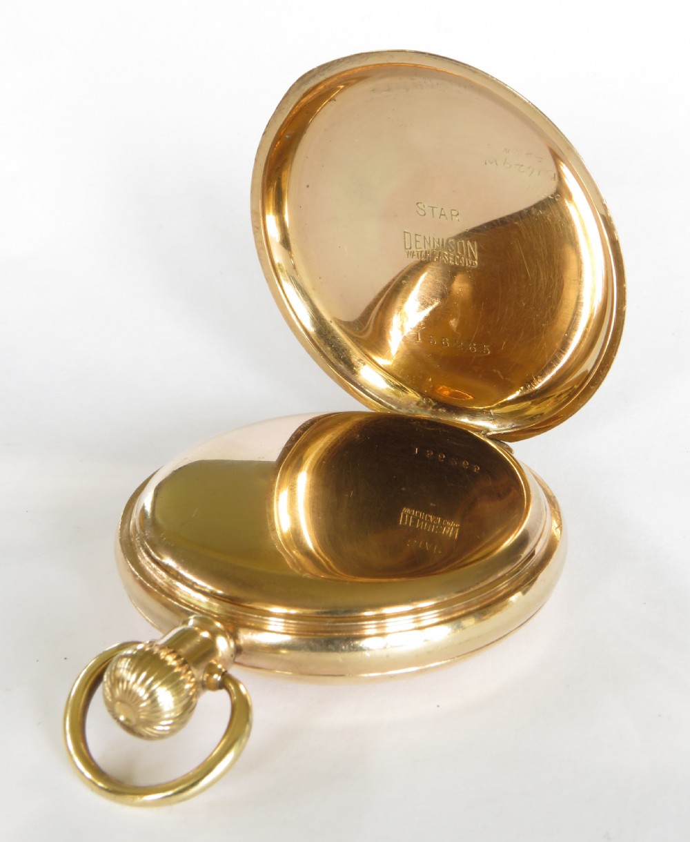 Antique Limit half hunter pocket watch View V