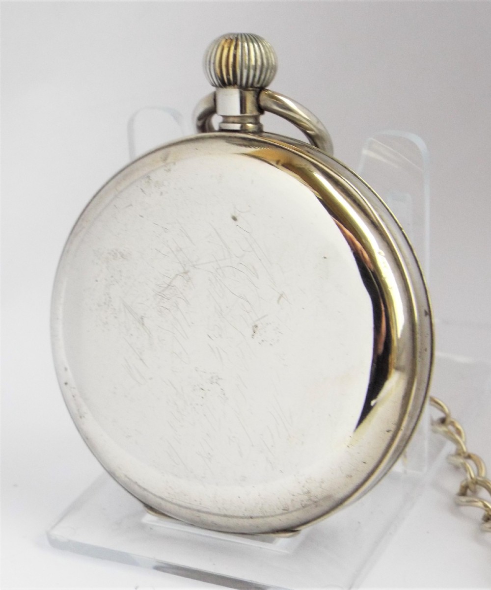 Antique 1920s Limit pocket watch and chain. View III