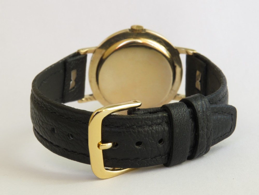 Gents 9ct gold Audax wrist watch, 1960 View IV