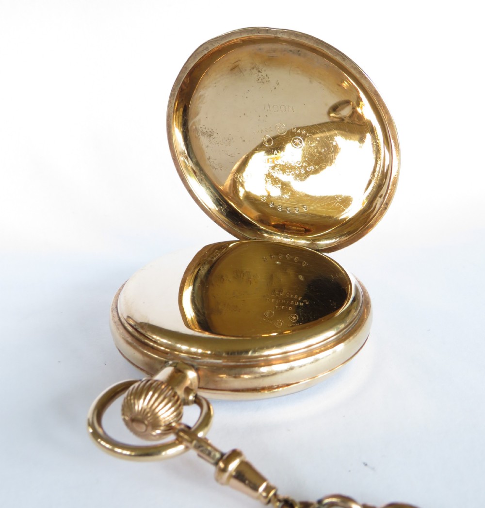 Antique Swiss pocket watch and chain View IV