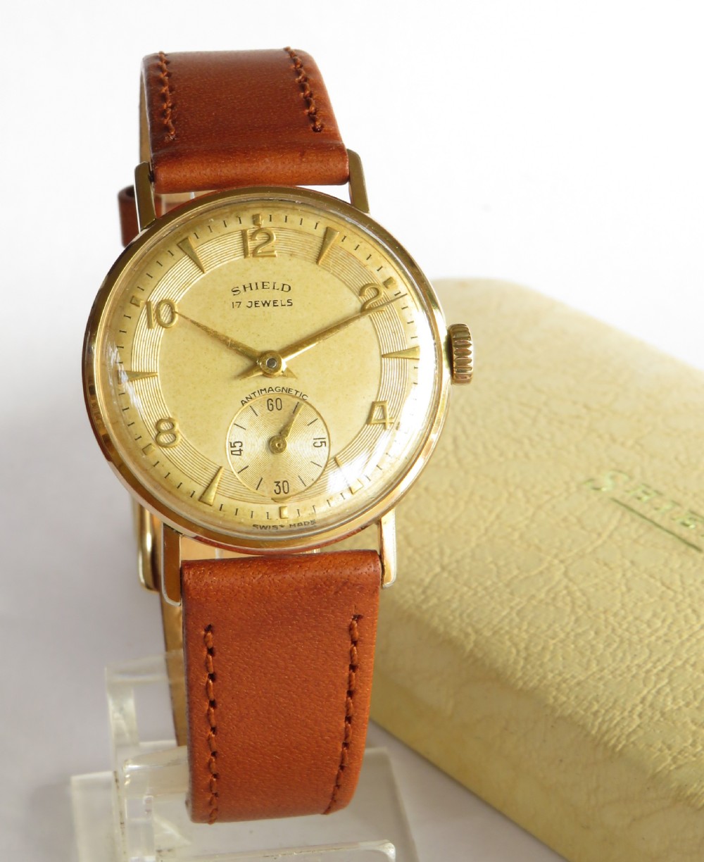1950s mid-size Shield wrist watch View II