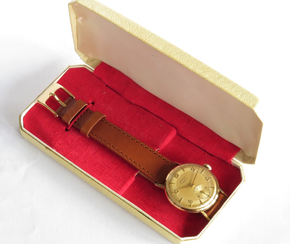 1950s mid-size Shield wrist watch View III