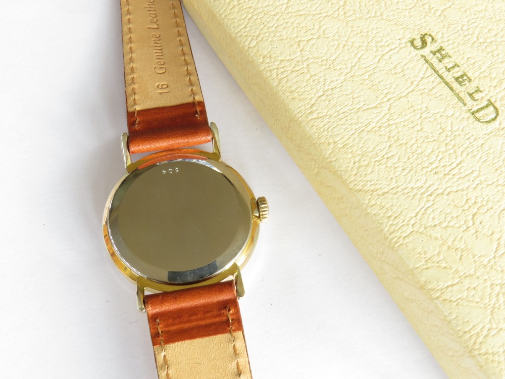 1950s mid-size Shield wrist watch View V