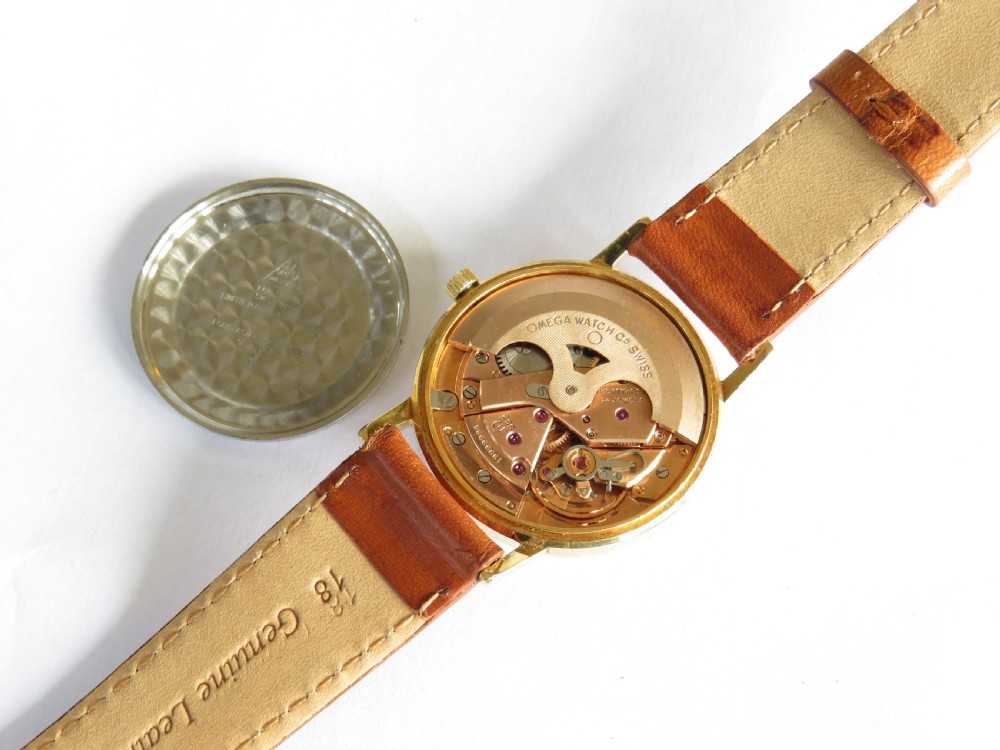 Gents Omega automatic wrist watch, 1962 View III