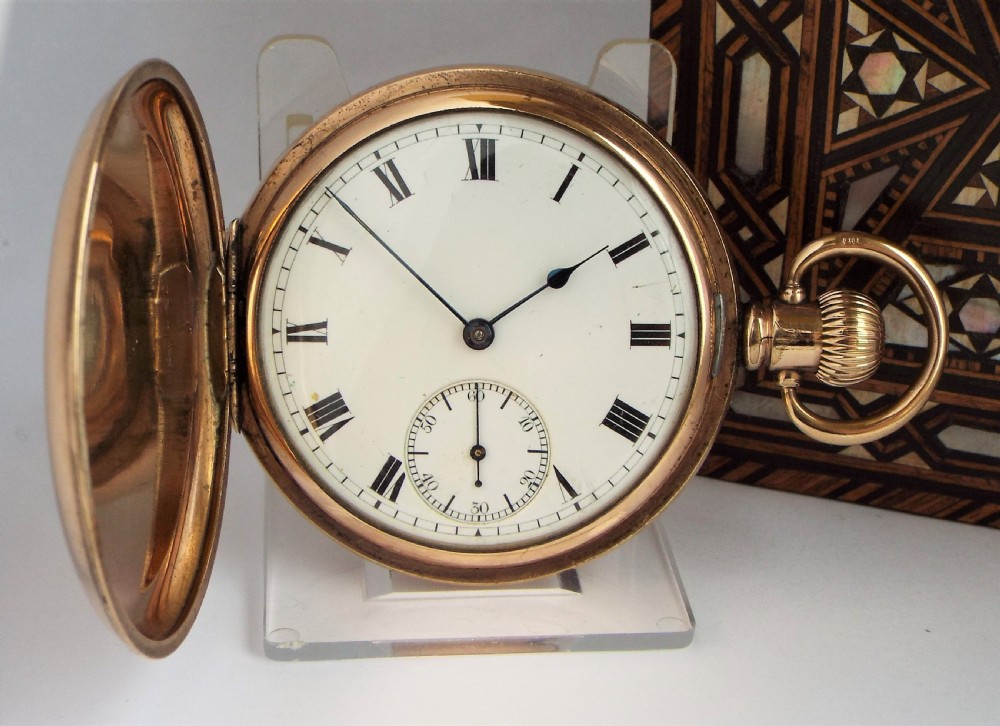 Waltham Traveler full hunter pocket watch, 1907.