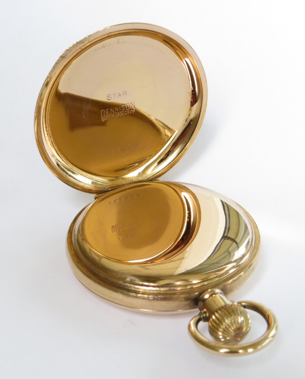 Antique half hunter pocket watch, Sir John Bennett View V
