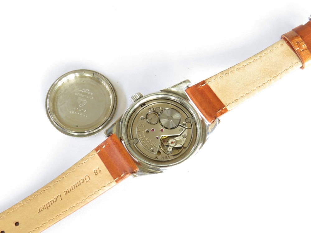 Gents Tissot Seastar T12 wrist watch, 1962 View V