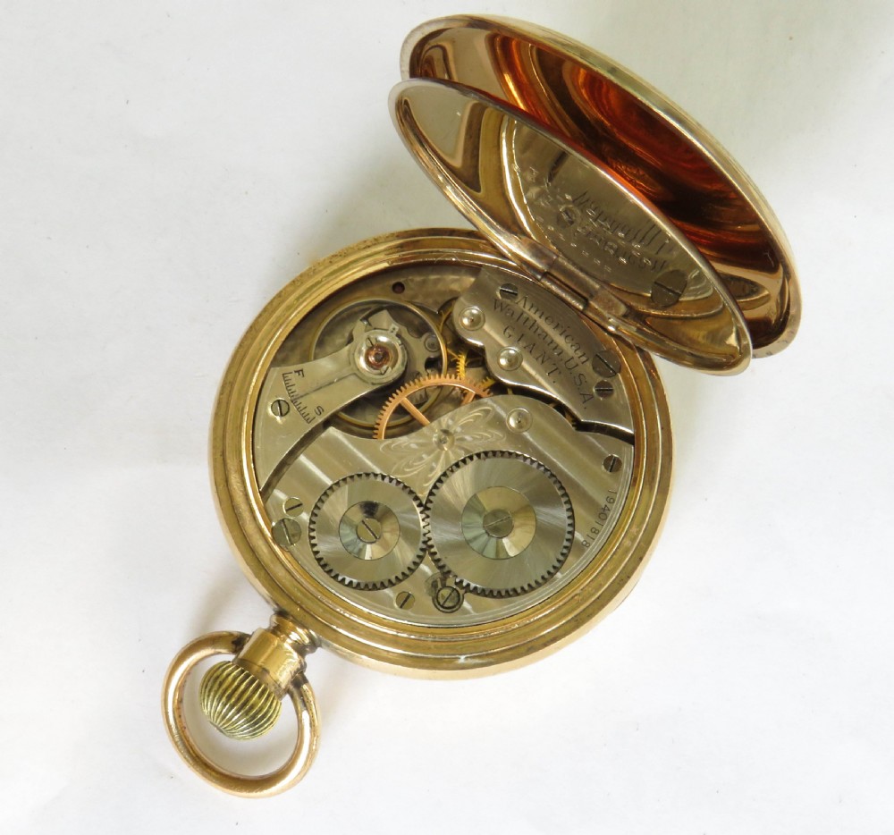 Antique Waltham Equity pocket watch, 1913 View III