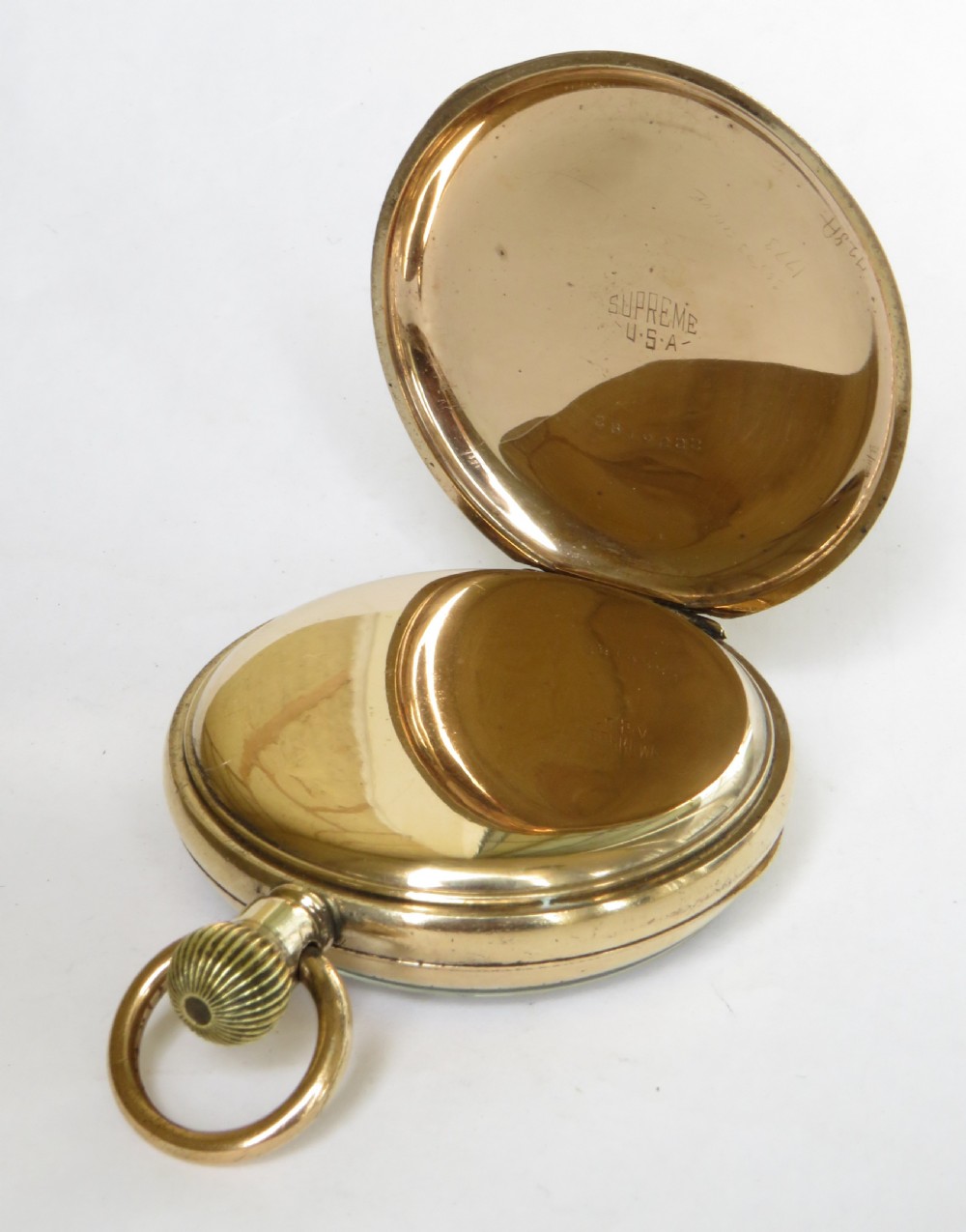 Antique Waltham Equity pocket watch, 1913 View IV