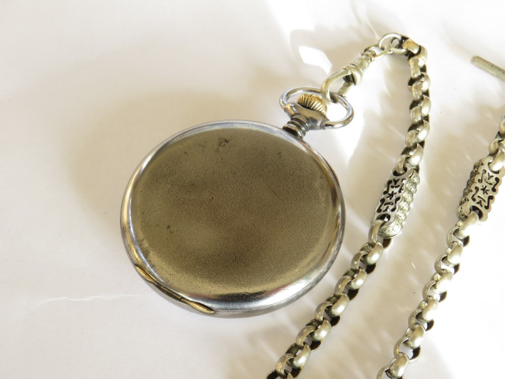 1930s Revue pocket watch and chain View IV