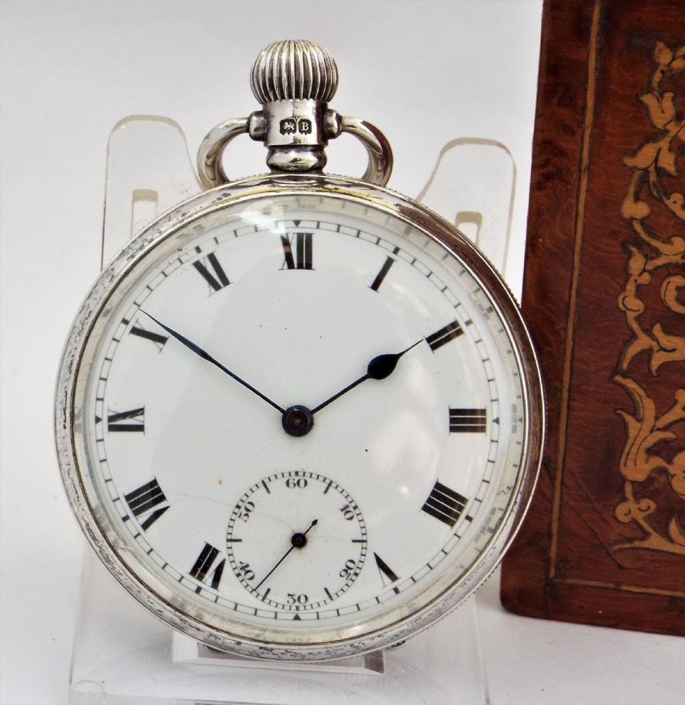 Antique silver H Williamson Coventry pocket watch.