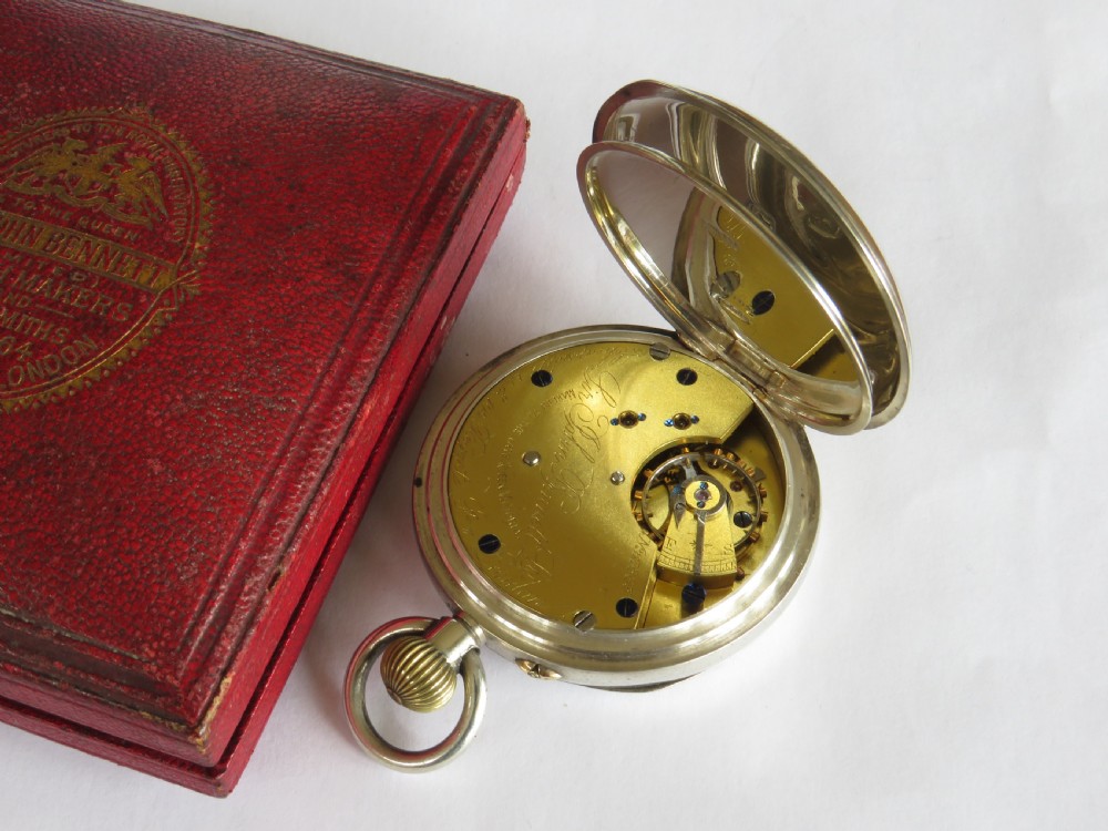 Antique silver pocket watch, Sir John Bennett View III