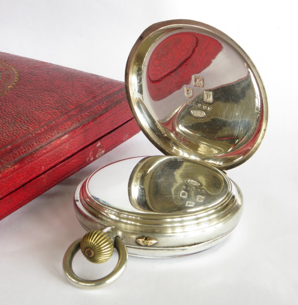 Antique silver pocket watch, Sir John Bennett View IV