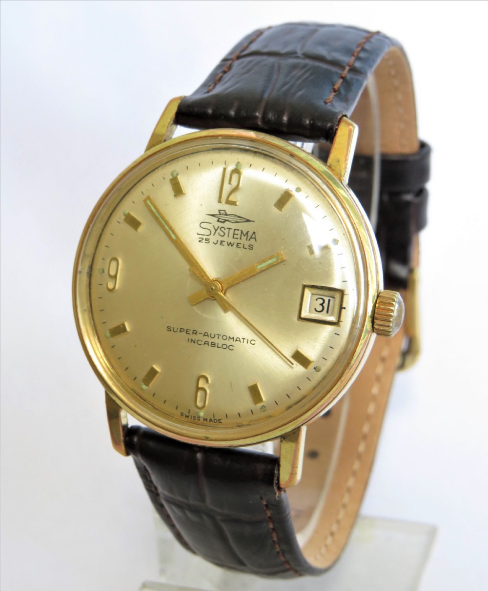 Gents 1960s Systema automatic wrist watch