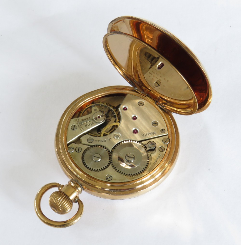 1920s Swiss Madix pocket watch View III