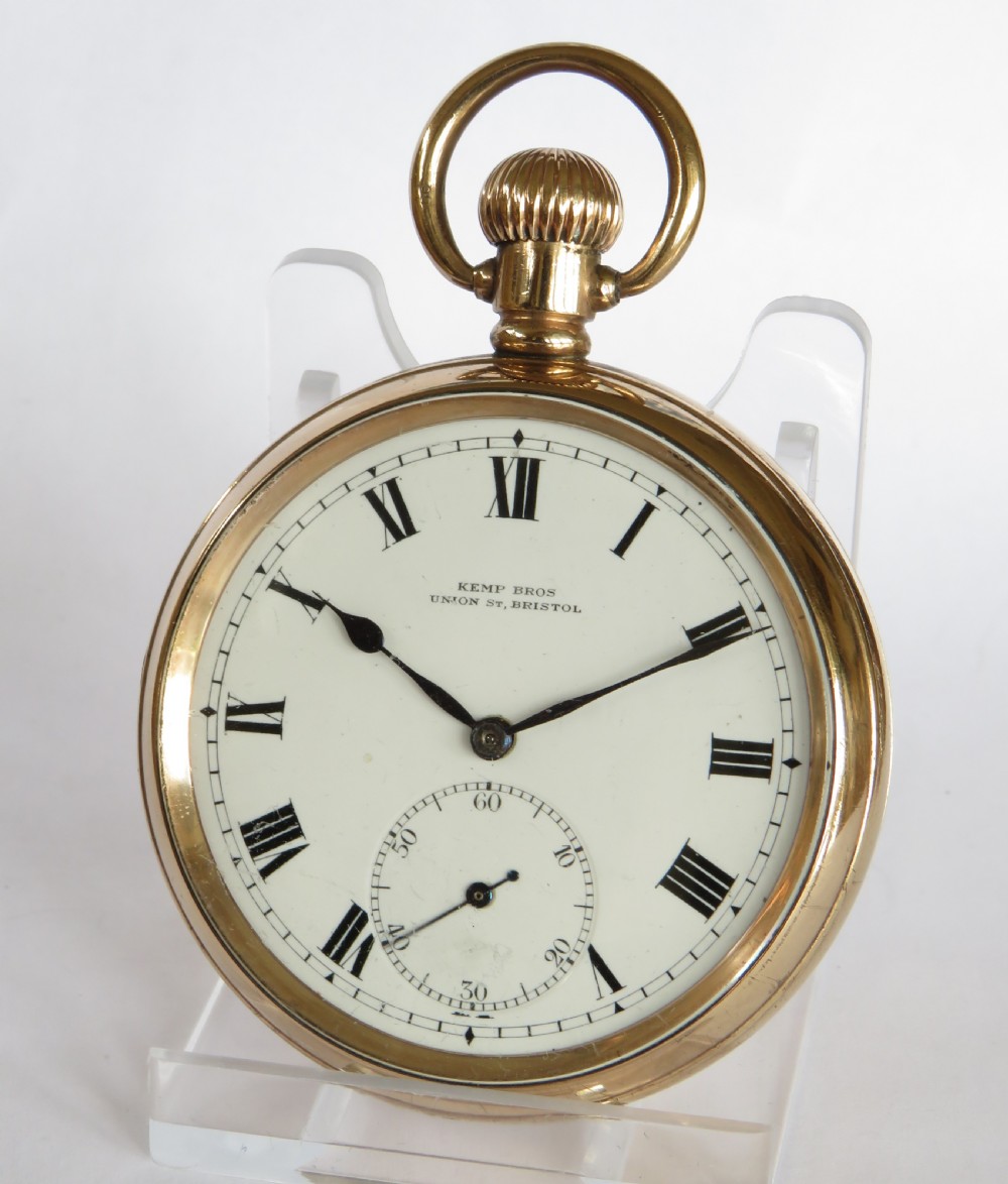 Antique Electa pocket watch, Kemp Brothers, Bristol