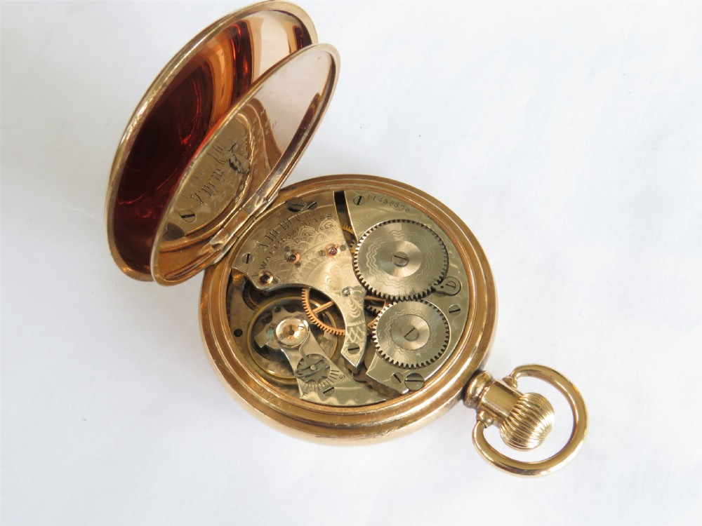 Antique Waltham pocket watch, 1902 View III