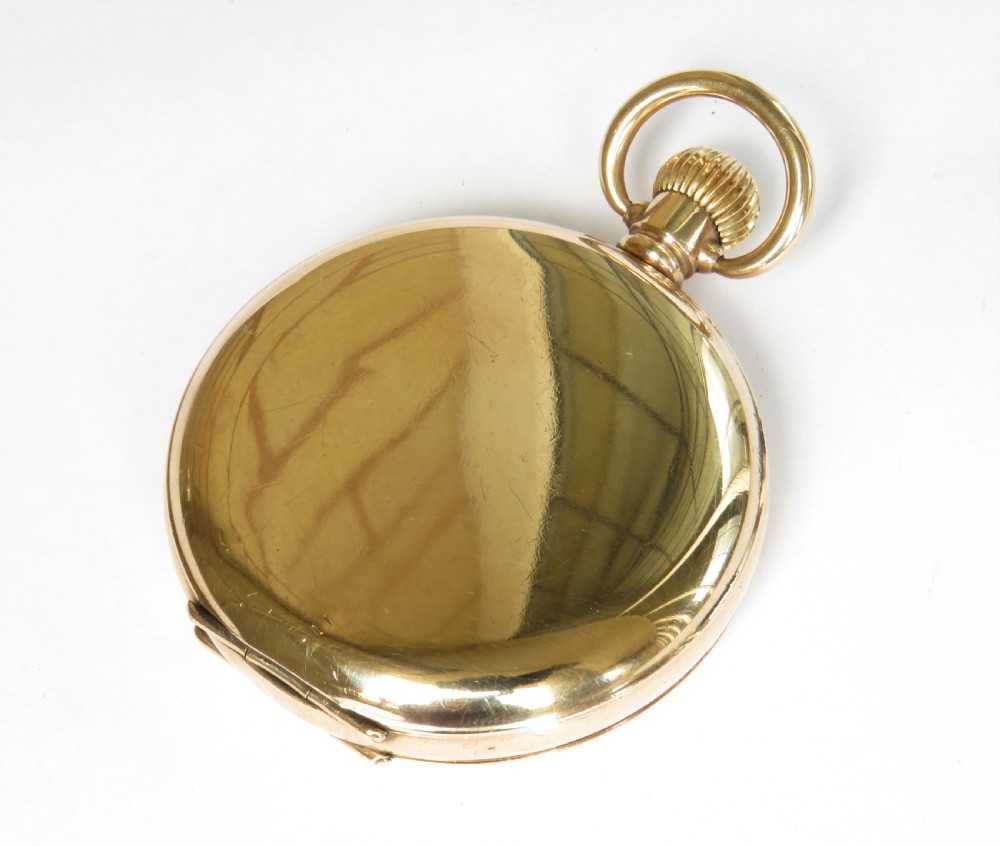 Antique Waltham full hunter pocket watch, 1903 View IV