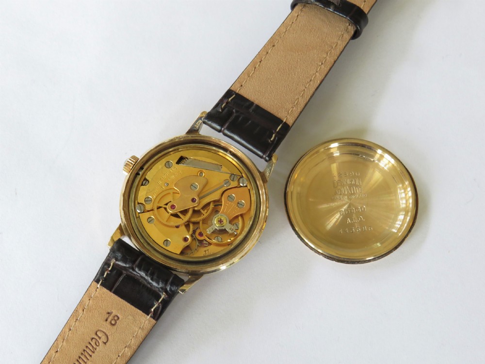 Gents 9ct Gold Smiths Astral Aquatite Watch, 1966 View III