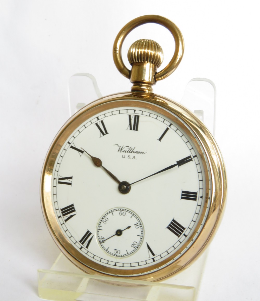 Antique Waltham pocket watch, 1913