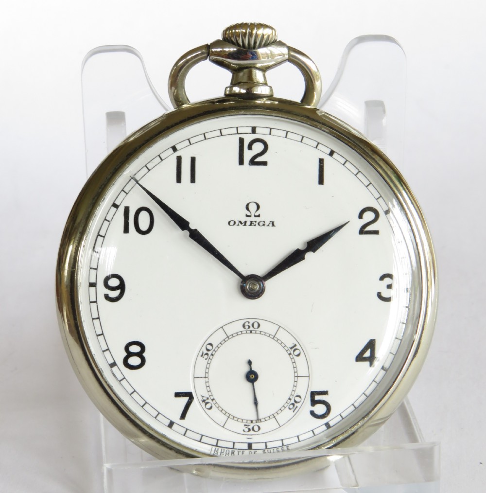 Omega pocket watch, c1936 View II