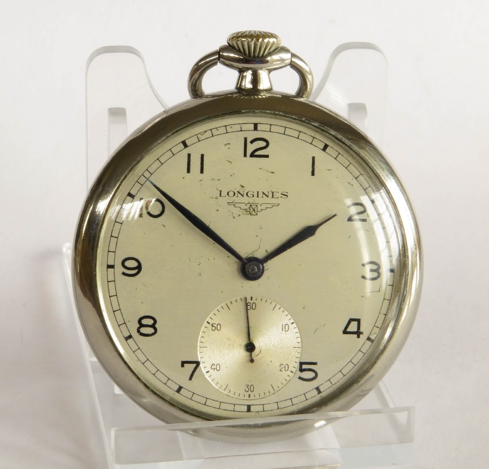 Longines pocket watch, 1953 View II