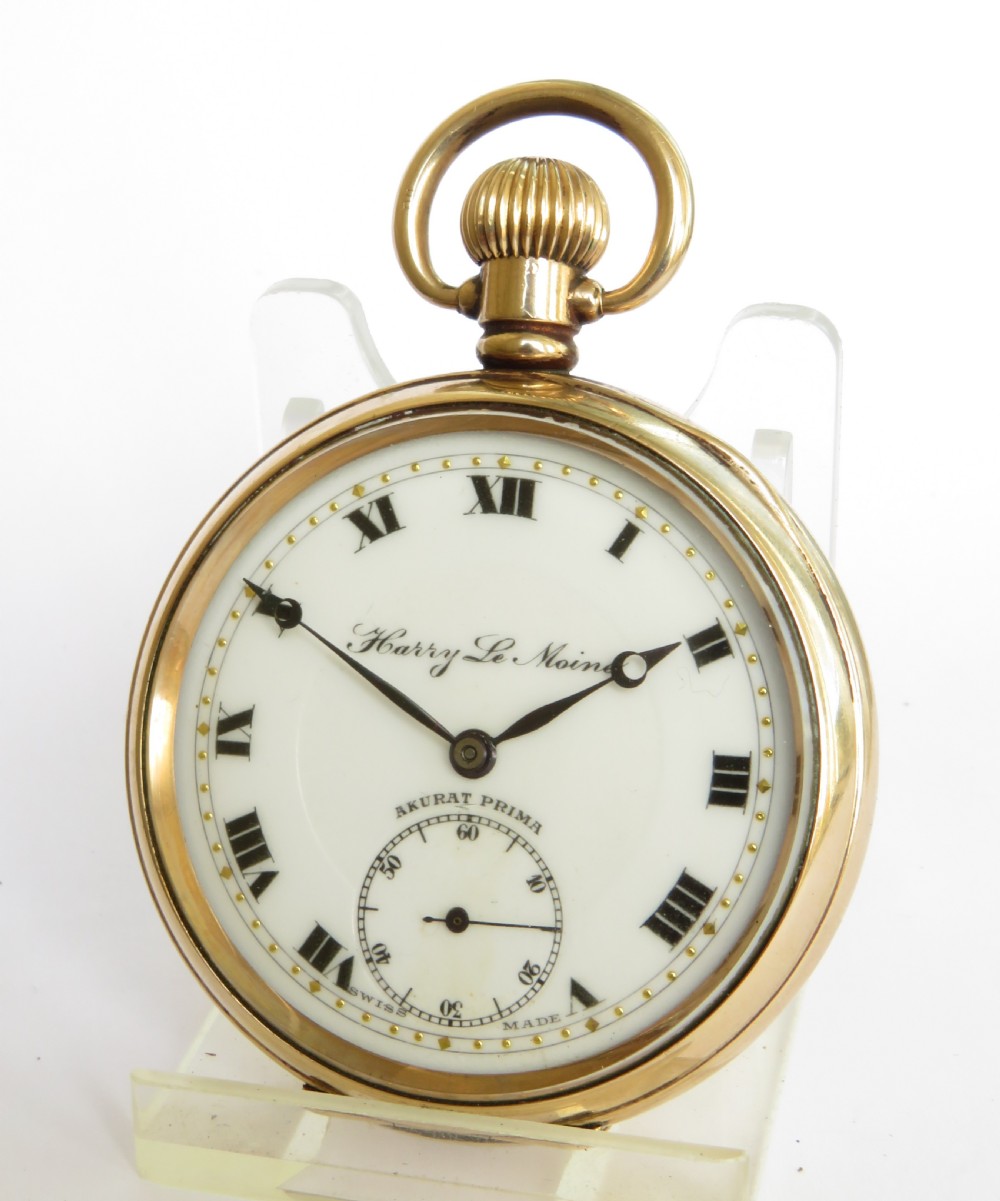 Antique Revue pocket watch for Harry Le Moine