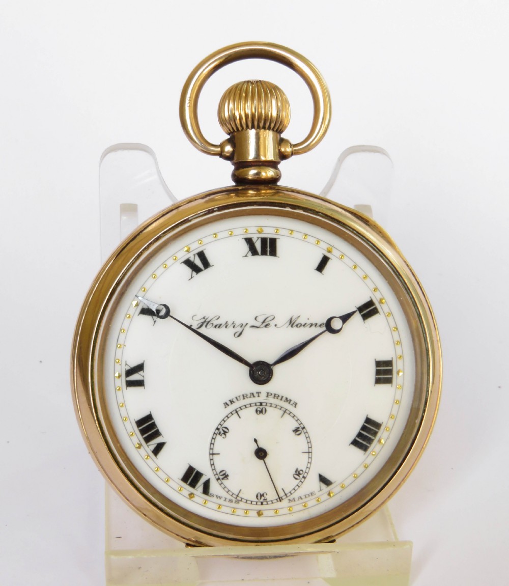 Antique Revue pocket watch for Harry Le Moine View II