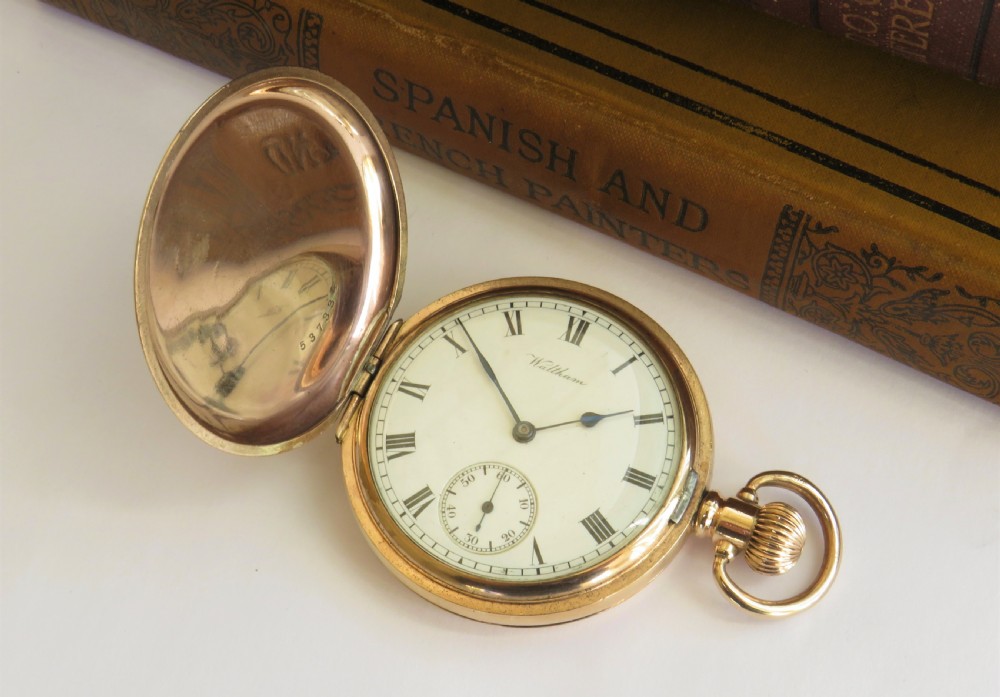 Waltham Traveler full hunter pocket watch, 1913. View II