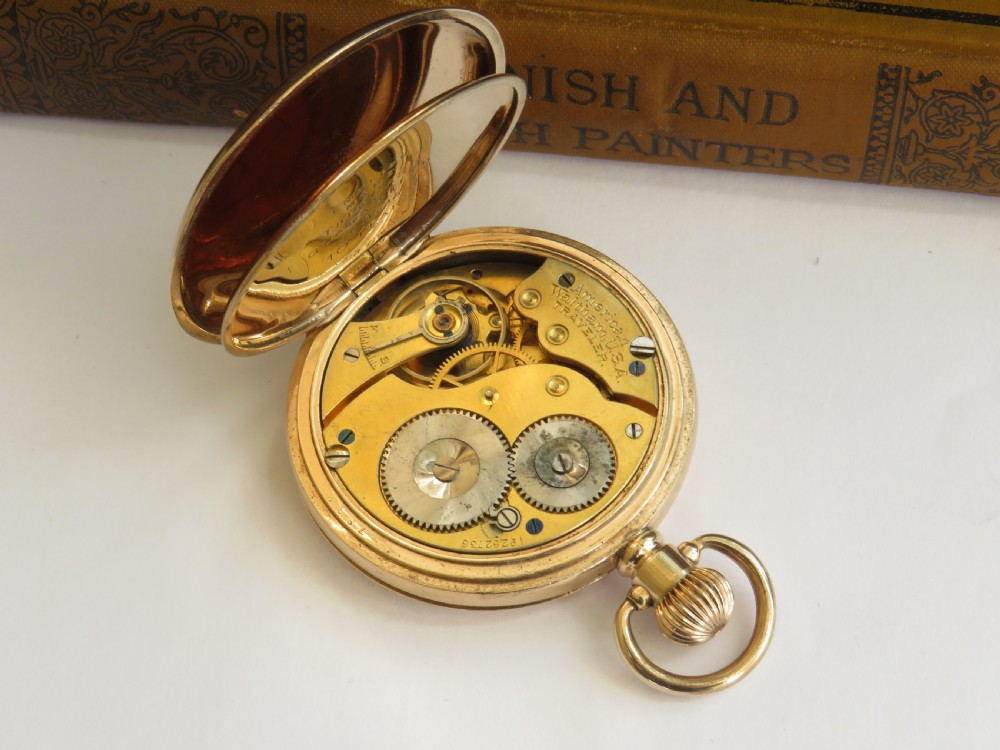 Waltham Traveler full hunter pocket watch, 1913. View VI
