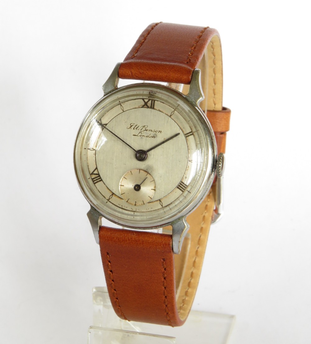 Gents 1940s Smiths wrist watch for J W Benson