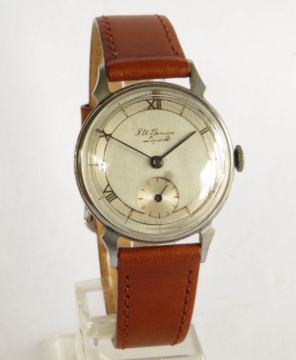 Gents 1940s Smiths wrist watch for J W Benson View II