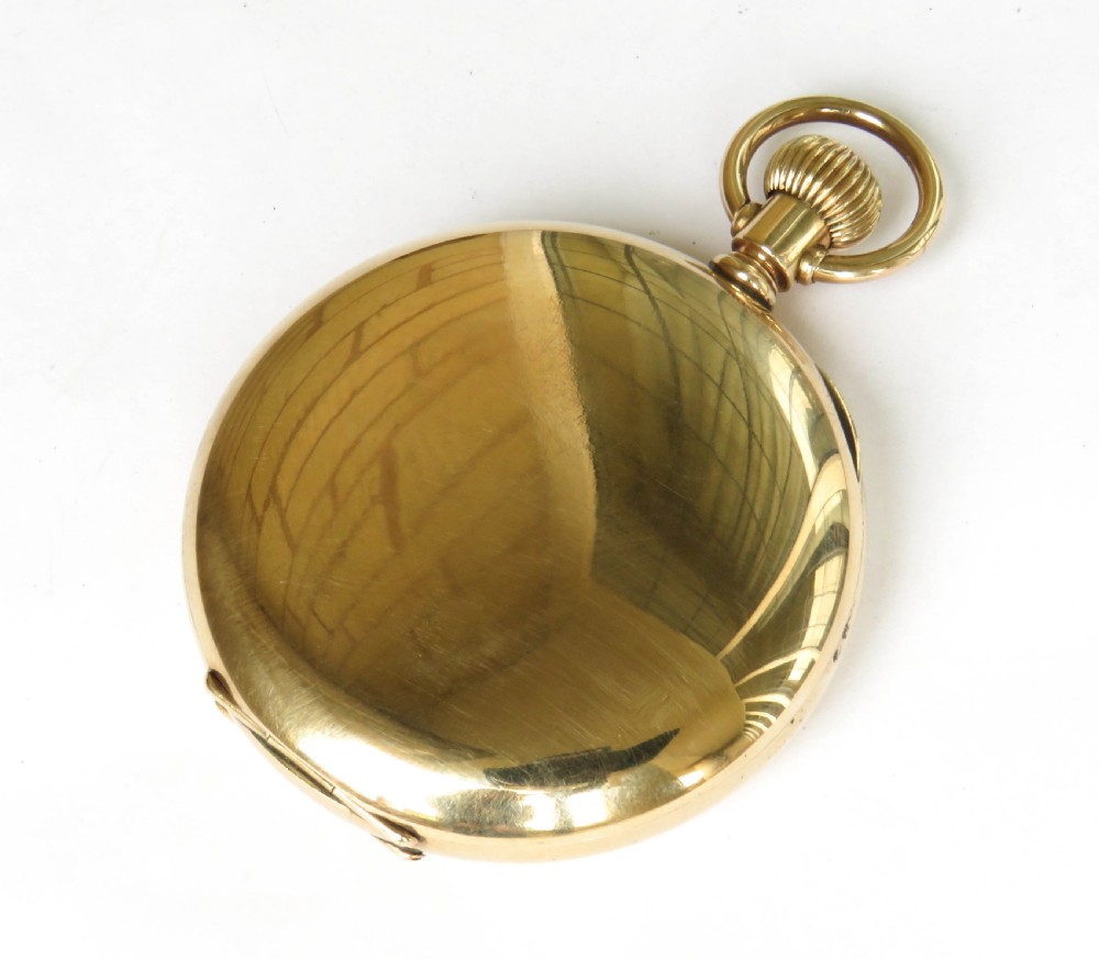 Antique Elgin full hunter pocket watch, 1916 View IV
