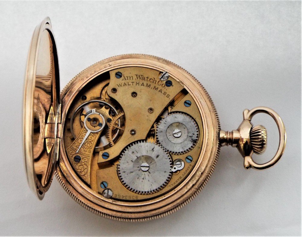 Antique Waltham full hunter pocket watch. View VI