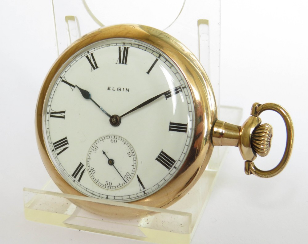 Antique 1913 Elgin pocket watch View II