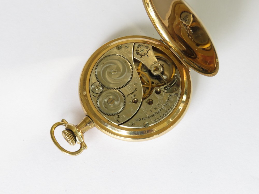 Antique 1913 Elgin pocket watch View III